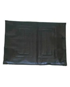 Back Uphol 18"x16",Black,1/bx