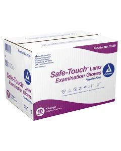 Dynarex 2339 X-Large Safe-Touch Latex Exam Gloves