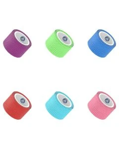 Dynarex 3217 3" x 5 yards Sensi Wrap Self Adherent Bandage Rolls, Latex Free, 24/Case, Assorted