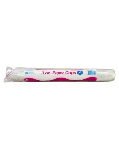 Dynarex 4335 3 oz Paper Cups, 100/Box, 25/Case