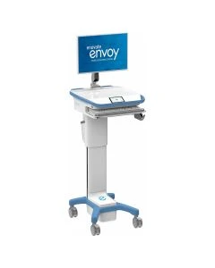 Enovate ENV2-2DC000-AA0 Envoy 31.25" - 49" MobiusPower Workstation with Standard Ecoflex Power Management, Sightline Monitor Arm, Standard Lock Casters