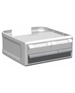 Enovate EV2D2005 Envoy 2.0 Two Tier Locking Drawer, 2 Medium Bins, 1 Large Bin