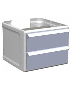 Enovate EV2D4004 Envoy 2.0 Four Tier Locking Drawer, 2 Large Drawers