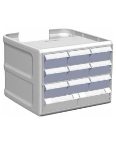 Enovate EV2D4005 Envoy 2.0 Four Tier Locking Drawer, 9 Small Bins, 2 Medium Bins