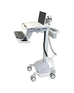 Ergotron SV42-6101-1 StyleView SLA Powered Full Featured Laptop Medical Cart, SLA Powered