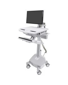 Ergotron SV42-7202-1 StyleView Electric Lift Cart with LCD Arm, LiFe Powered