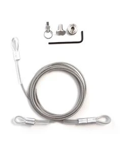 Exergen Vinyl-Covered Steel Security Cable for Temporal Scanner Instrument Holder