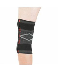 Fabrication Enterprises 24-9302 Omniforce Adjustable Knee Stabilizer Brace, XX-Large/XXX-Large (20"-24"), Black