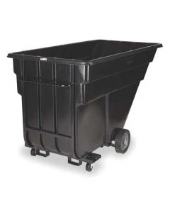 Rubbermaid 1.5 Cubic Yard Rotomolded Standard Duty Tilt Truck, FG102542BLA
