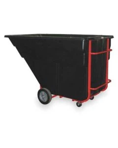 Rubbermaid 2 Cubic Yard Extra Heavy-Duty Tilt-Truck, FG103600BLA