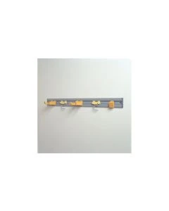 Rubbermaid 34 inch Closet Organizer and Tool Holder Kit - Gray, FG199300GRAY