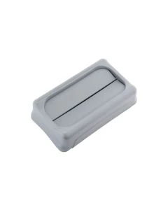 Rubbermaid Slim Jim Swing Lid- Gray, FG267360GRAY