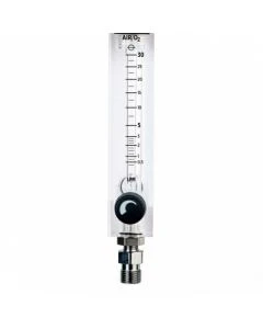 Fisher Paykel R220P87-001 0-70 LPM Single Acrylic Flow Meter