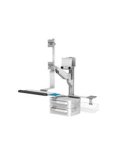 GCX FLP-0008-79 Dual Stacked Display Mount for VHM-P, Includes 16" Riser, two (2) 75/100mm VESA Mounting Plates