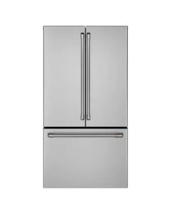 GE Appliance CWE23SP2MS1 Cafe Energy Star 23.1 Cu. Ft. Counter-Depth French-Door Refrigerator, Stainless Steel