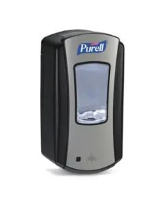 Gojo 1928-04 Purell LTX-12 Touch-Free Dispenser for 1200 ml Refill Hand Sanitizer, Chrome, 4/Case