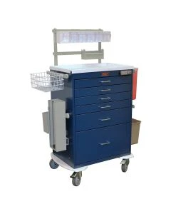 Harloff Six Drawers Workstation Cart - Deluxe Package