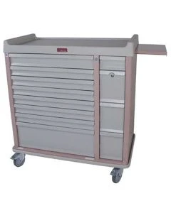 Harloff OptimAL Line All-Aluminum 210 Capacity Unit Dose Medication Box Cart