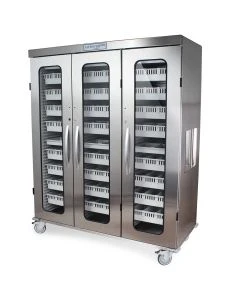 Harloff Triple Column Stainless Steel MedStor Max Medical Storage Cabinet