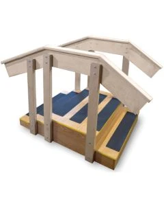 Hausmann Industries 1569QS Small ADA-Compliant Two-Sided Staircase - Discontinued