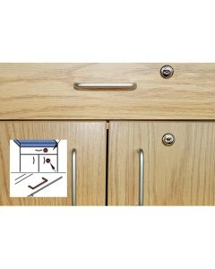 Hausmann LOCK Lock Drawer For Single Door