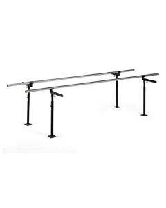 Hausmann Industries 1345 Height and Width Adjustable Floor Mounted Parallel Bars
