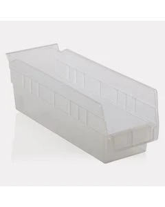Health Care Logistics 1440C 4.13" x 11.63" Shelf Bin, Semi-Clear