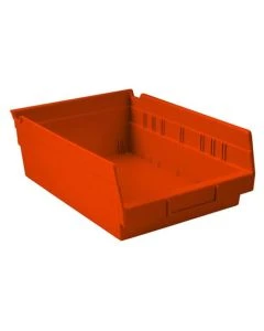 Health Care Logistics 1447R 8.38" x 11.63" Shelf Bin, Red