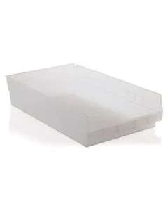 Health Care Logistics 1456C 11.13" x 17.88" Shelf Bin, Semi-Clear