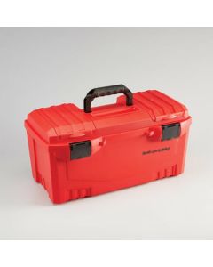 Health Care Logistics 18631 20"L x 9.75"W x 9.75"H Medical Storage Box with 2 Secure Lock, Red