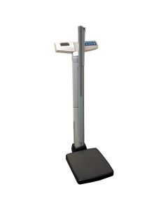 Health o Meter 499KGHRAD Digital waist-high stand-on scale w/ height rod - kg (power adapter included)