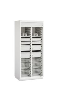 Innerspace Roll-Top Door Evolve Cabinet with Accessory Pack