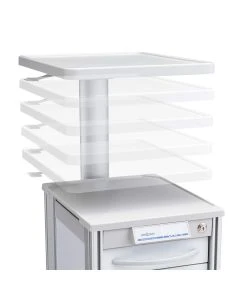 Innerspace SPNAWS Adjustable Work Surface for Narrow Pace Carts