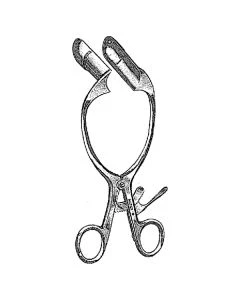 Miltex 28-6 Anal Retractor, 8", Self-Retaining, Blades 2¾" x 7/8"