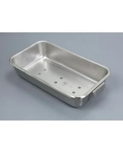 Miltex 3-400 Pan, 9" x 5" x 2", Drainage Holes & Handles