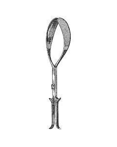 Miltex 30-2355 Obstetrical Forceps, 15½", Solid Blades