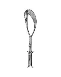 Miltex 30-2390 Obstetrical Forceps, 15½", Solid Blades