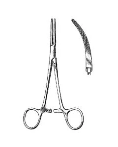 Miltex 7-94 Rankin Forceps, 6¼" Curved