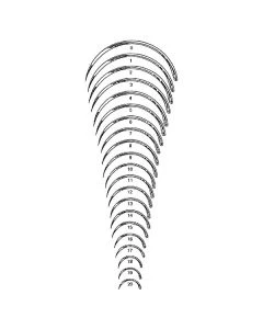 Miltex MS192-4 Surgeons Needle, Size 4, ½ Circle Cutting Edge, 12/pkg