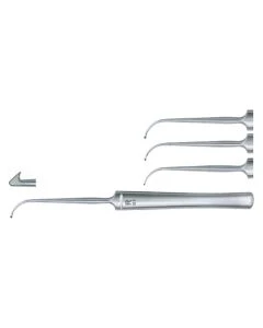 Integra Miltex 1037 6.5" Right Oesch-Style Phlebectomy Hook Set, 1 to 3 Sizes
