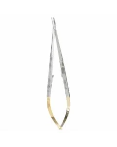 Miltex 17-1091TC Jacobson Microvasular Needle Holder, 7", Curved