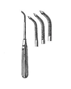 Miltex 20-380 Wiener Antrum Rasp, 8", No 2 Medium