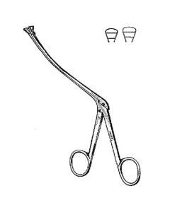 Miltex 20-912 Adenoid Punch, 5", Large Triangular Jaws