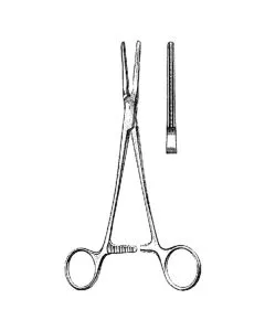 Miltex 24-1150 Patent Ductus & Peripheral Vascular Clamp, 8", Straight, 3cm Jaws