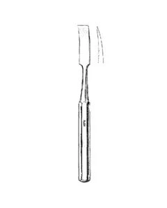 Miltex 27-444C Osteotome, 5/8", Curved