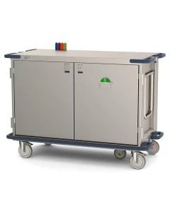Intermetro CV48LS-NB 57.5" Surgical Case Cart with Solid Doors