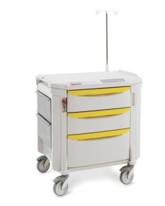 Metro Pre-Configured Code Response Cart w/ Lock [FLISO1] Isolation Package 36"H w/ Passive Lock
