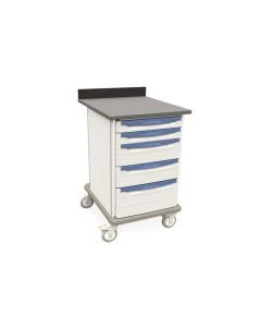 Metro SXRMWS36EBS2 Single Wide 36" Mobile Work Cart Ep Standard Drawers