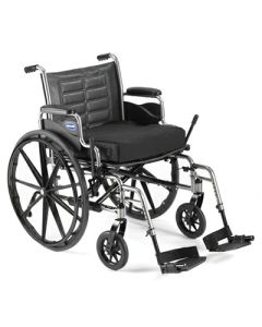 Invacare T422RDAP 22" Tracer IV Wheelchair with Desk-Length Arms, Silver Vein