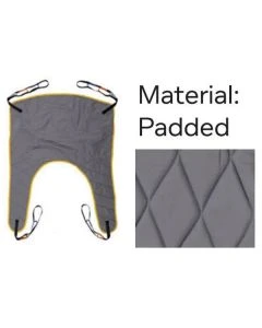 Joerns Healthcare NA1008P Extra Large Quick Fit Padded Loop Style Sling, 500 lbs Capacity, Blue